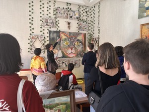 Арт-медиация в галерее современного искусства ANNA NOVA по выставке Парк Вольный. Терминал Жуковский, весна 2023 год